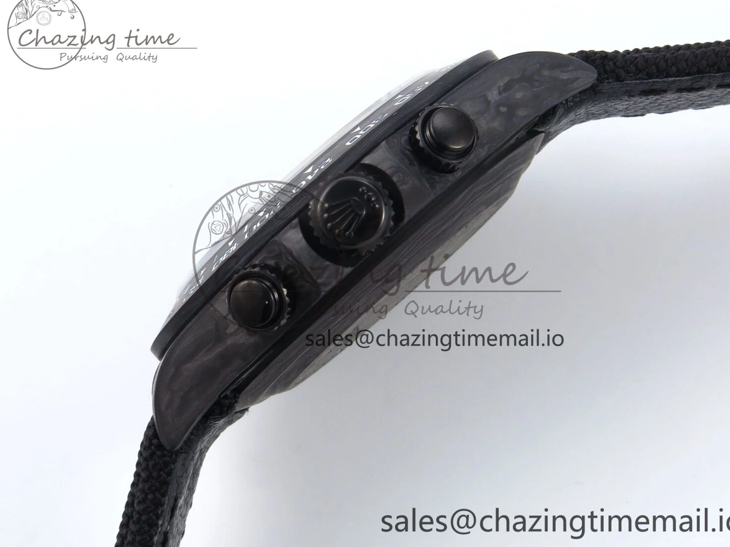 0119 Bright Daytona Diw 40mm N6F 1:1 Best Edition Gray Skeleton Dial Black Nylon Strap DD 892